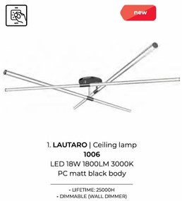 Plafoniera LED design minimalist LAUTARO