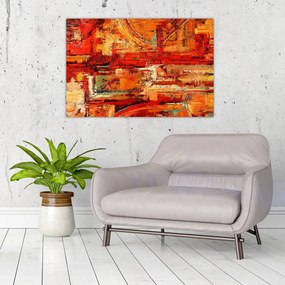 Tablou cu pictură pe pereți (90x60 cm)
