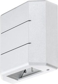 Aplica LED iluminat exterior ambiental IP54 Lippa alb