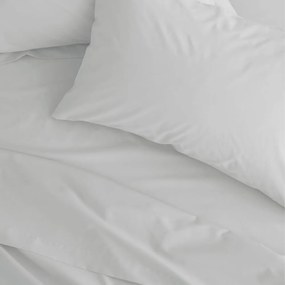 Cearceaf alb din bumbac percale cu elastic 150x200 cm Easy Iron Percale – Catherine Lansfield