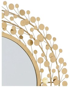 Oglinda Leaf metalica ⌀ 78 cm