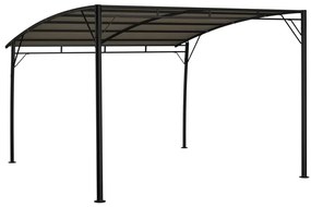 Copertina pavilion de gradina, gri taupe, 3 x 3 x 2,55 m Gri taupe, 3 x 3 x 2.55 m