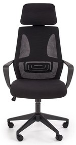 Scaun de birou Valdez, negru