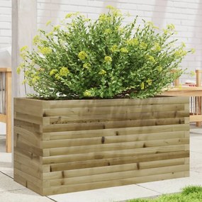 vidaXL Jardinieră de grădină, 90x40x45,5 cm, lemn de pin impregnat