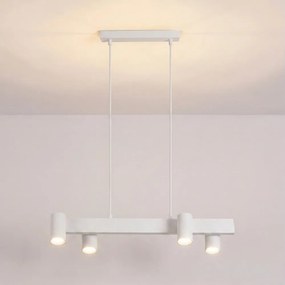 Brilagi - Lustră suspendată pe cablu SELE 4xGU10/30W/230V albă