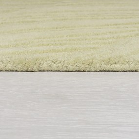 Covor verde din lână 200x290 cm Lino Leaf – Flair Rugs