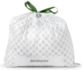 Saci de gunoi Brabantia PerfectFit Bo 1005588, Dimensiune R, 36 L, 20 buc, Alb