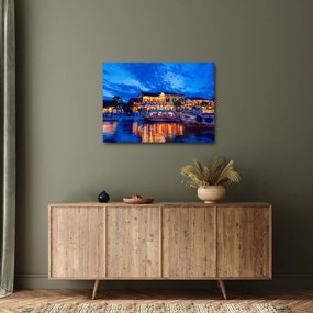 Tablou - Orașul de noapte Hoi An, Vietnam (70x50 cm)