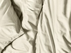 Lenjerie de pat din bumbac CALMORA bej deschis Dimensiune lenjerie de pat: 70 x 90 cm | 140 x 220 cm