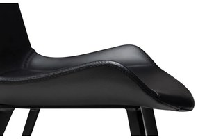 Scaun din piele artificială DAN–FORM Denmark Hype , negru