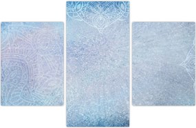 Tablou - Mandala in albastru (90x60 cm)