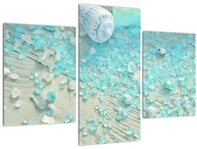 Tablou - Atmosfera de litoral în nuanțe turcoaz (90x60 cm)