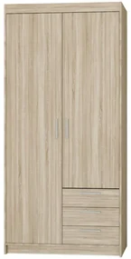 Dulap de haine Elanor 2D 3S (stejar sonoma). 1096871