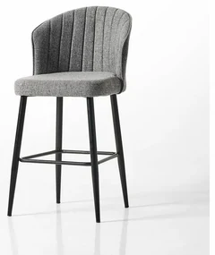 Set de scaune de bar Rubi Grey, 2 buc.