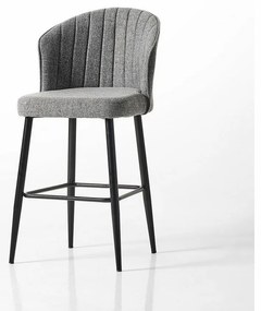 Set de scaune de bar Rubi Grey, 2 buc.