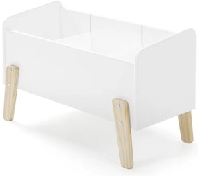 Set KIDDY format dintr-un Pat copii (90x200) cu noptieră, bară de siguranță și cutie de jucării.
