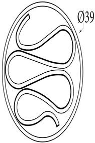 Plafoniera LED design modern Zendisc