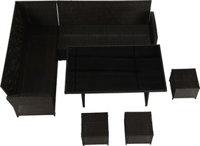 Set grădină, maro/crem, STARK NEW