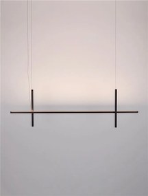 Lustra LED suspendata stil minimalist LOOMA negru