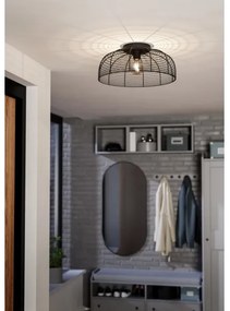 Plafonieră Eglo 43896 RINROE 1xE27/40W/230V negru