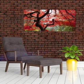 Tablou - Arțarul japonez roșu, Portland, Oregon (120x50 cm)