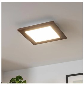 Plafonieră LED Brilagi SLIMFRAME WOOD LED/25W/230V 34x34 cm maro închis