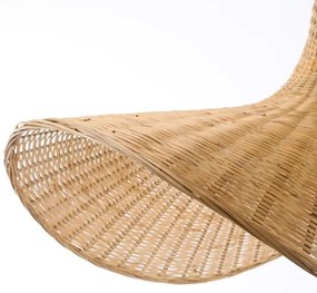 Lustră pe cablu Immax 08290L SOMBRERO 1xE27/40W/230V d. 80 cm ratan