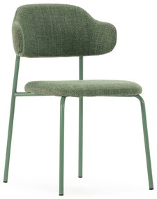 Scaune de dining verzi 4 buc. Adriel – Marckeric