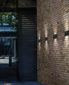 Aplica LED de perete exterior ambientala IP54 CREMONA S negru