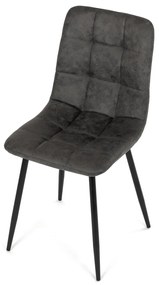 Set de scaune de sufragerie Vintage CT-281 BK3, 4buc