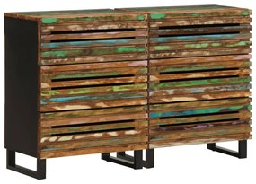 vidaXL Dulapuri, 2 buc., 60x34x75 cm, lemn masiv de acacia