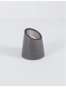 Mini stalp decorativ iluminat exterior IP65 FOX gri