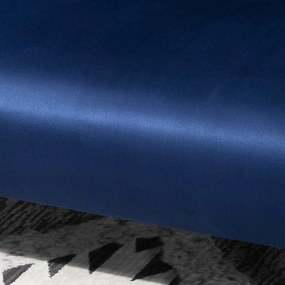 HOMCOM Canapea extensibilă, reglabilă în 5 poziții, imitație de piele întoarsă, cadru metalic, incl. perne, albastru marin | Aosom Romania