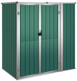 Sopron de gradina, verde, 161x89x161 cm, otel galvanizat Verde, 161 x 89 x 161 cm