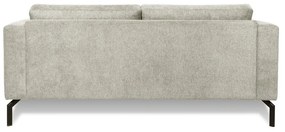 Canapea bej cu tapițerie din chenille 165 cm Gomero – Scandic