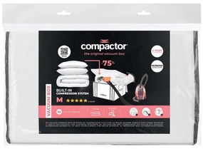 Cutie de depozitare pentru haine din material textil cu vacuum/cu pereți întăriți 42x25x25 cm Life – Compactor