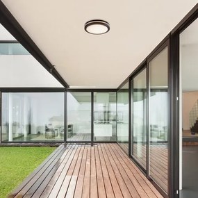 Plafoniera LED iluminat exterior IP54 Indre negru