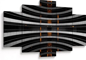 Tablou abstract - clădire (150x105 cm)