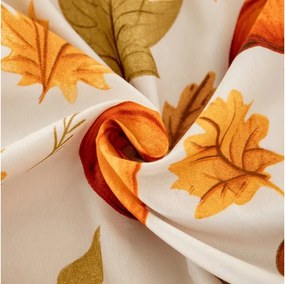 Cearsaf din microfibra AUTUMN PUMPKINS colorat 180x200 cm