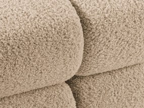 Coltar modular stanga 4 locuri, Bellis-213, Micadoni Home, 282x155x70 cm, tesatura boucle, bej sand