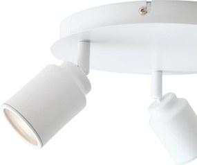 Spot modern pentru baie alb cu 3 lumini IP44 - Ducha