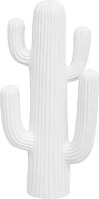Ornament cactus exterior Rodrigo 58 cm înălțime alb