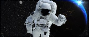 Tablou - Astronaut în Cosmos (120x50 cm)