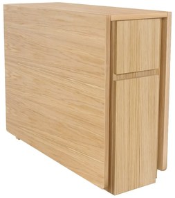 Masă extensibilă cu aspect de lemn de stejar Woodman Mel