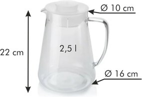 Carafă Tescoma Teo 2,5 l, portocaliu