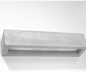 Aplică VEGA 2xE27/60W/230V 50 cm beton Sollux SL.0993