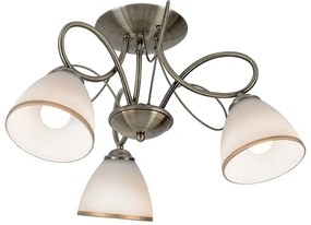 Brilagi - Lustră aplicată FRED 3xE27/60W/230V Ø 59 cm bronz