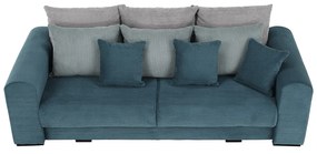 Canapea foarte spatioasa, albastru, mentol, gri deschis, GILEN BIG SOFA