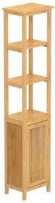 438820 EISL Dulap înalt cu 3 compartimente, 40x30x190 cm, bambus
