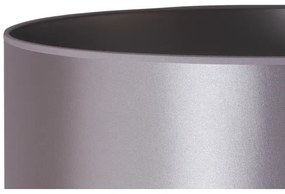 Lampă de masă Duolla CANNES 1xE14/15W/230V d. 20 cm argintiu/negru